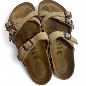 Birkenstock Women's Tan Double Strap Sandals